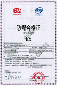BdH 防爆合格证