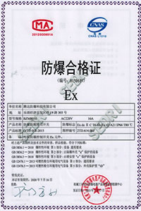 BZM8050 防爆合格证
