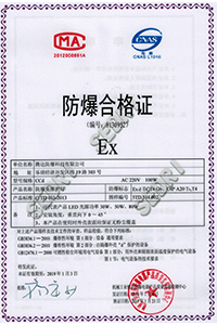CCd 防爆合格证