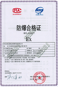 dLXK 防爆合格证